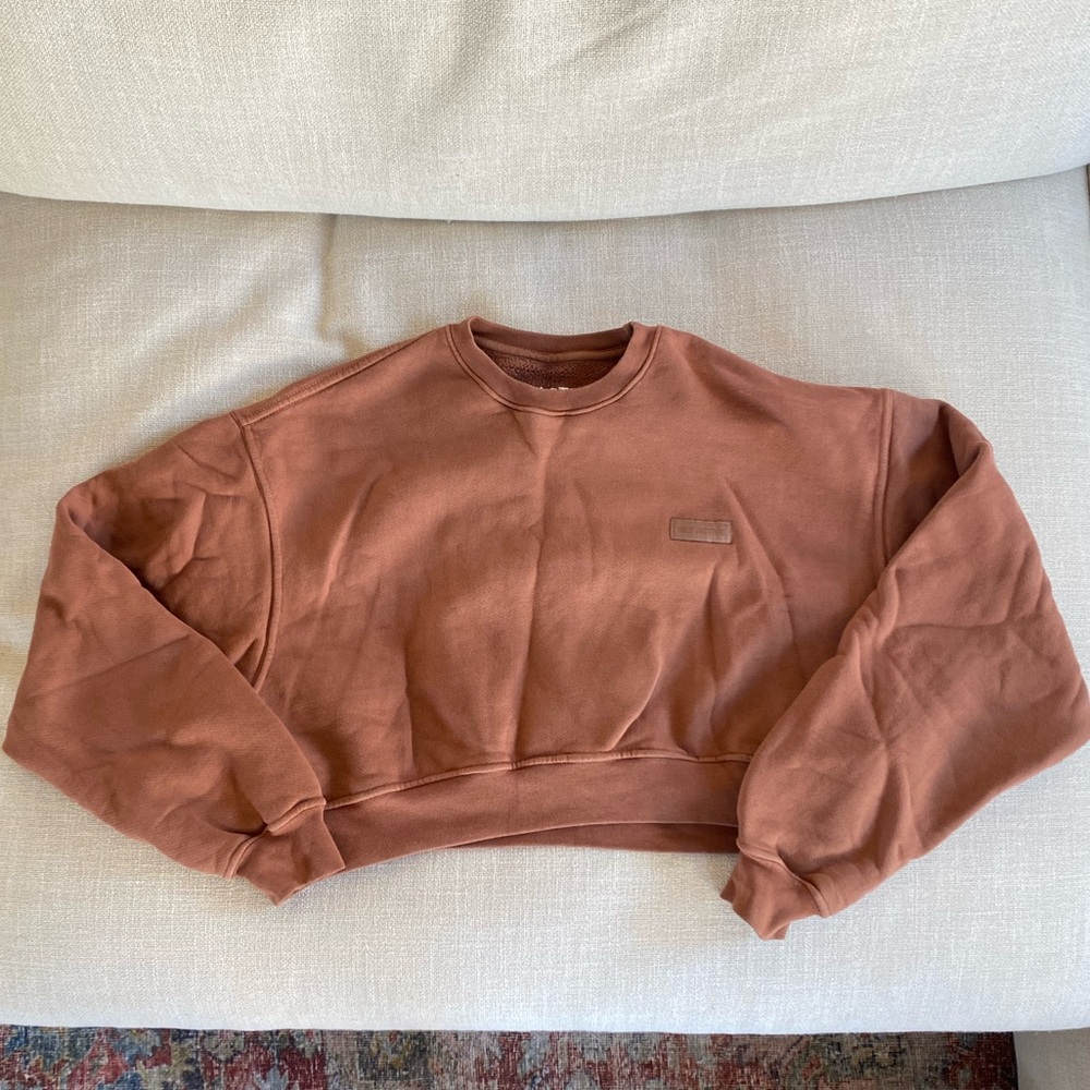 Set Active Cropped Crewneck Sweatshirt